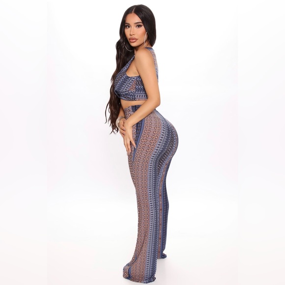 New Direction Pant Set - Navy/combo - Picture 5 of 5